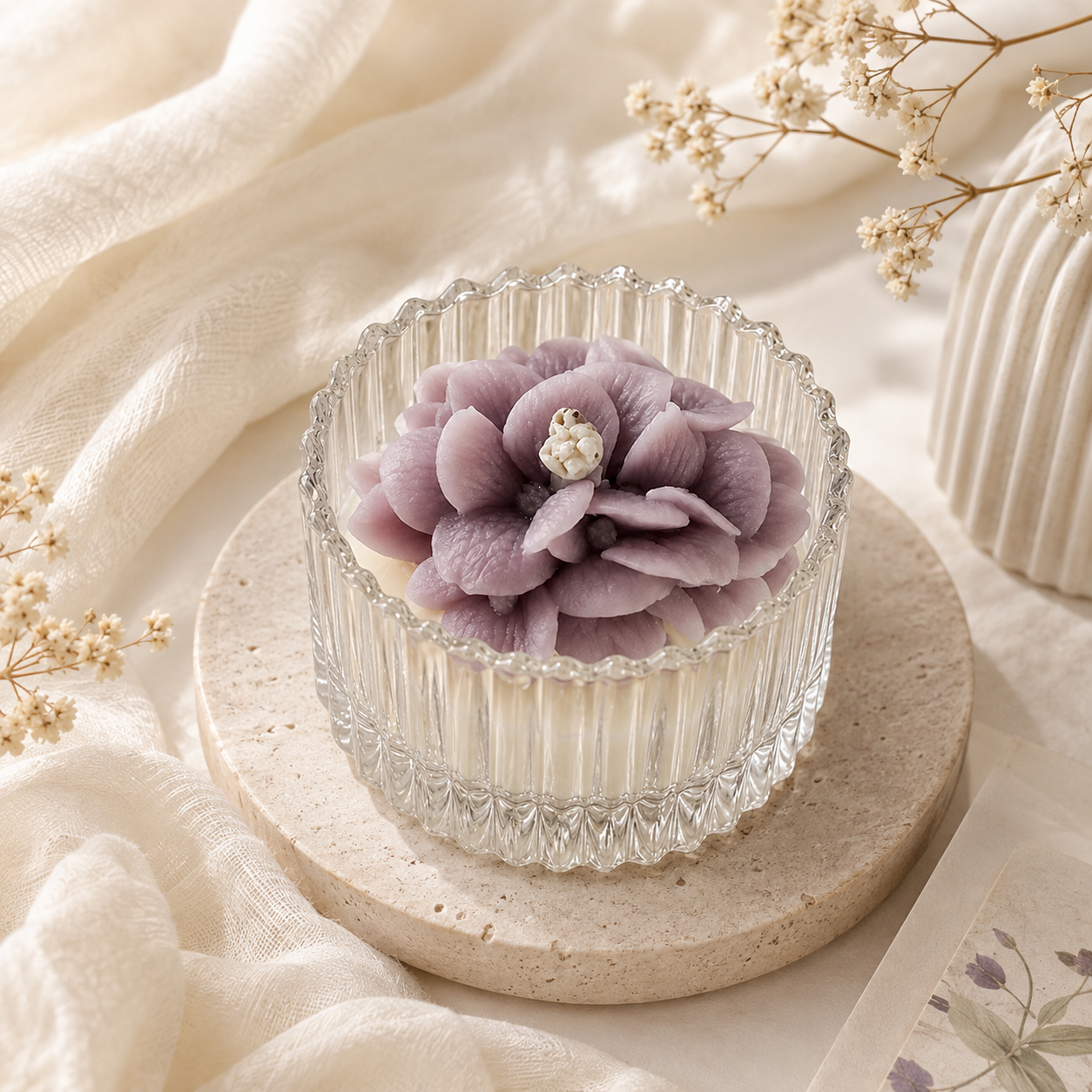 Blooming Garden Floral Soy Wax Candle