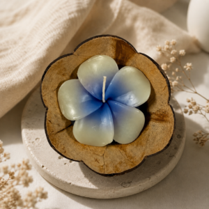 Handcrafted Hibiscus Coconut Soy Wax Candle