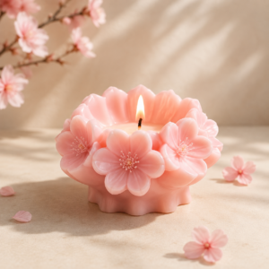 Handcrafted Sakura Blossom Soy Wax Candle
